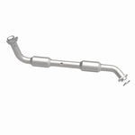 MagnaFlow 52633 oem grade direct-fit catalytic converter, side view of the turntable spin
