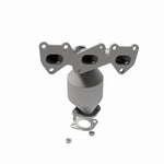 MagnaFlow 50445 hm grade manifold converter, opposite side view of the turntable spin