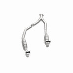 MagnaFlow 4551028 carb direct-fit catalytic converter, opposite side view of the turntable spin