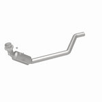 MagnaFlow 52075 oem grade direct-fit catalytic converter, rear three-quarter view of the turntable spin
