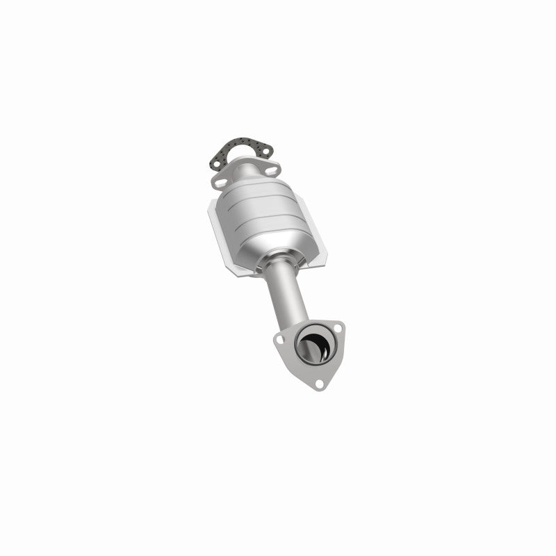 MagnaFlow 49532 oem grade direct-fit catalytic converter, opposite side view of the turntable spin