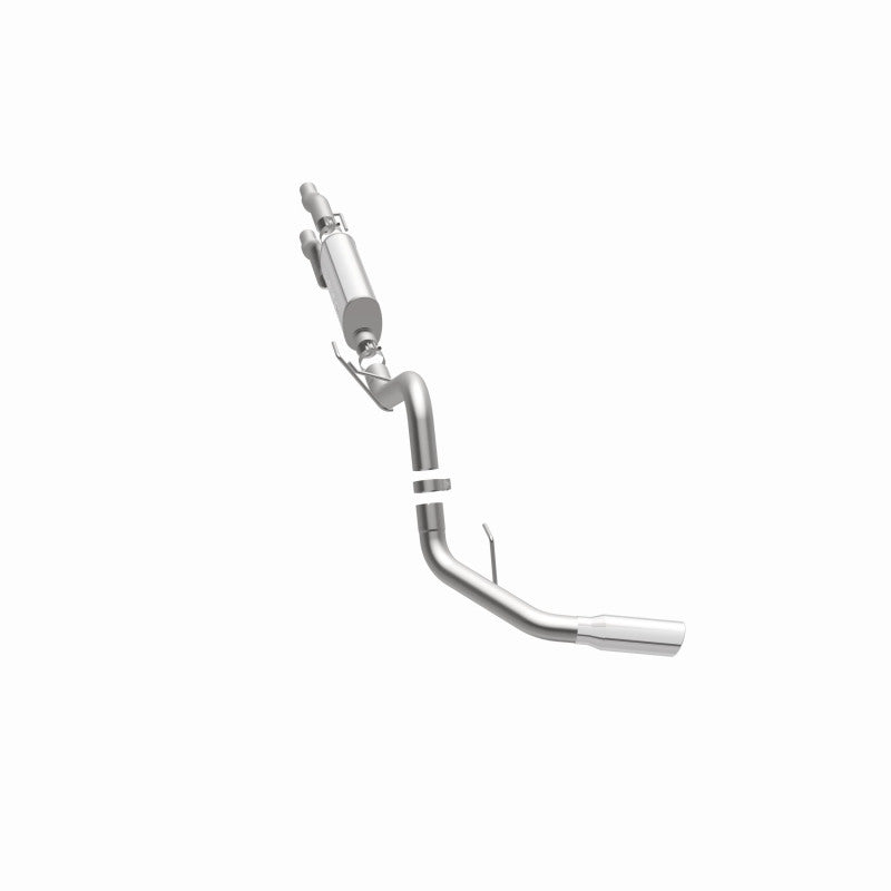 MagnaFlow 15000 street series cat-back exhaust, opposite side view of the turntable spin