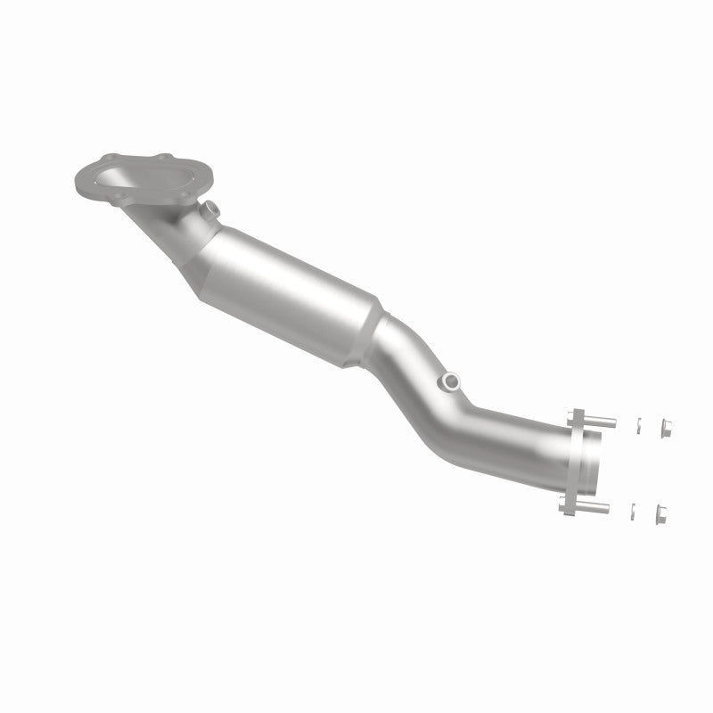 MagnaFlow 52037 oem grade direct-fit catalytic converter, side view of the turntable spin
