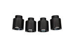 Corsa 20-25 Chevrolet Corvette C8 RWD 4.5in Carbon Fiber Black PVD Tip Kit (For Corsa Exhaust Only)