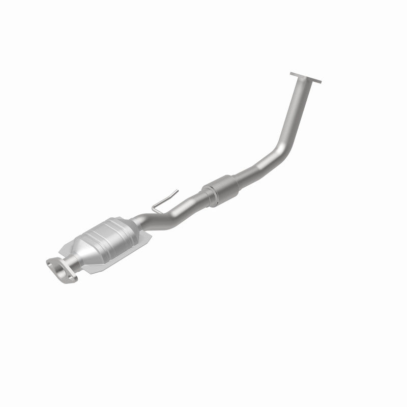 MagnaFlow 441769 carb direct-fit catalytic converter, rear view of the turntable spin