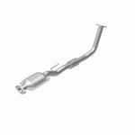 MagnaFlow 441769 carb direct-fit catalytic converter, rear view of the turntable spin