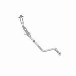 MagnaFlow 52159 oem grade direct-fit catalytic converter, rear three-quarter view of the turntable spin