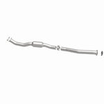 MagnaFlow 52726 oem grade direct-fit catalytic converter, side view of the turntable spin