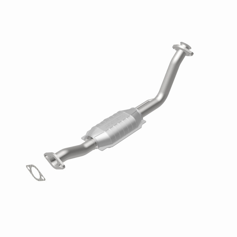 MagnaFlow 93367 epa direct-fit catalytic converter, rear view of the turntable spin