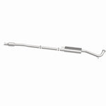 MagnaFlow 23-140 oem grade direct-fit catalytic converter, side view of the turntable spin
