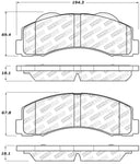 StopTech Street Select Brake Pads - Front/Rear