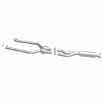 MagnaFlow 51508 oem grade direct-fit catalytic converter, side view of the turntable spin