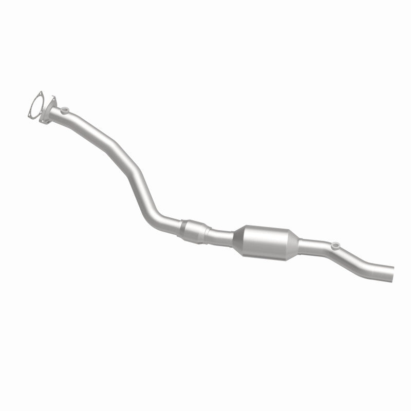 MagnaFlow 5461400 carb direct-fit catalytic converter, side view of the turntable spin