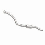 MagnaFlow 5461400 carb direct-fit catalytic converter, side view of the turntable spin
