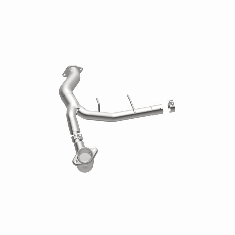 MagnaFlow 21-521 oem grade direct-fit catalytic converter, opposite side view of the turntable spin