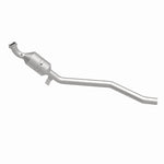 MagnaFlow 52177 oem grade direct-fit catalytic converter, side view of the turntable spin