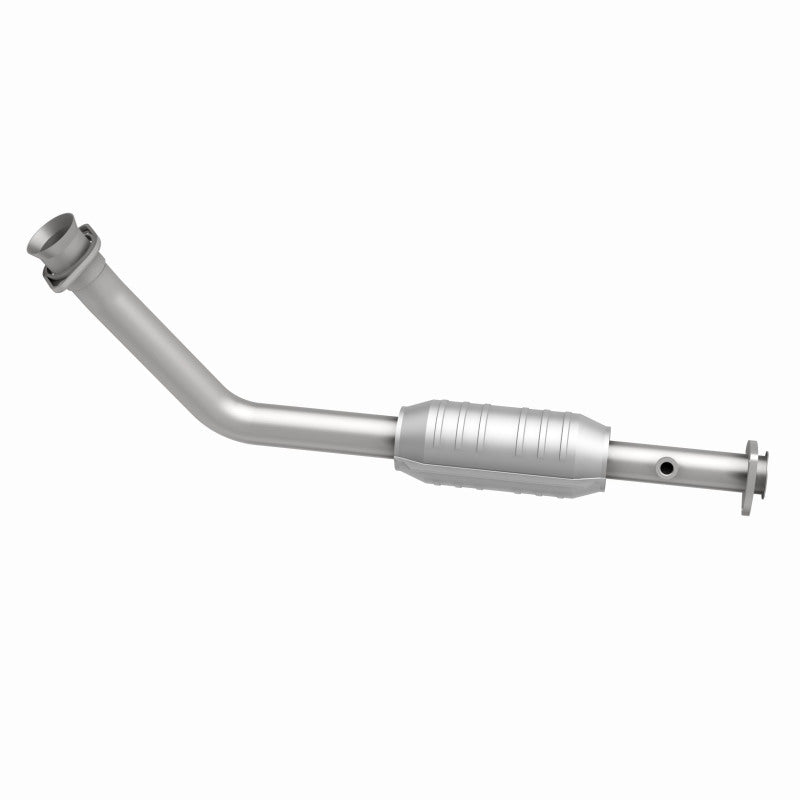 MagnaFlow 23460 hm grade direct-fit catalytic converter, side view of the turntable spin