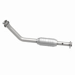 MagnaFlow 23460 hm grade direct-fit catalytic converter, side view of the turntable spin