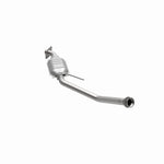 MagnaFlow 93340 epa direct-fit catalytic converter, opposite side view of the turntable spin