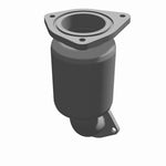 MagnaFlow 50818 hm grade direct-fit catalytic converter, opposite front three-quarter view of the turntable spin