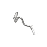 MagnaFlow 16390 competition series cat-back exhaust, opposite side view of the turntable spin