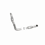 MagnaFlow 49667 oem grade direct-fit catalytic converter, opposite side view of the turntable spin