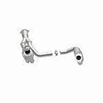 MagnaFlow 49650 oem grade direct-fit catalytic converter, opposite side view of the turntable spin