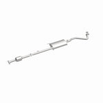 MagnaFlow 52104 oem grade direct-fit catalytic converter, front three-quarter view of the turntable spin