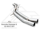 FI Exhaust Ultra High Flow Catless Downpipe For Porsche 9Y0 Cayenne S 2.9TT 2018-2019