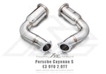 FI Exhaust Ultra High Flow Catless Downpipe For Porsche 9Y0 Cayenne S 2.9TT 2018-2019