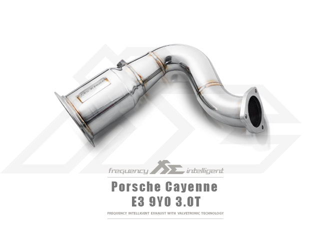 FI Exhaust Ultra High Flow Catless Downpipe For Porsche 9Y0 Cayenne 3.0T 2018-2019