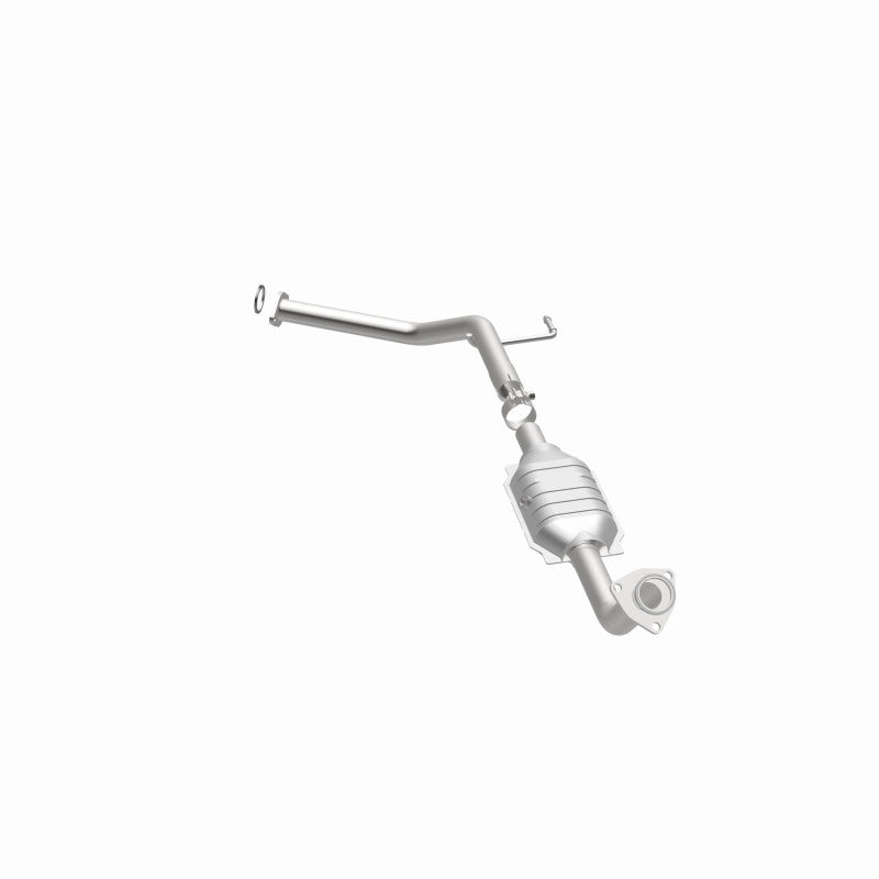 MagnaFlow 24880 hm grade direct-fit catalytic converter, opposite side view of the turntable spin