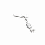 MagnaFlow 24880 hm grade direct-fit catalytic converter, opposite side view of the turntable spin