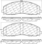 StopTech Ford 12-20 F-250/350 / 13-16 F-450 Front Truck & SUV Brake Pad
