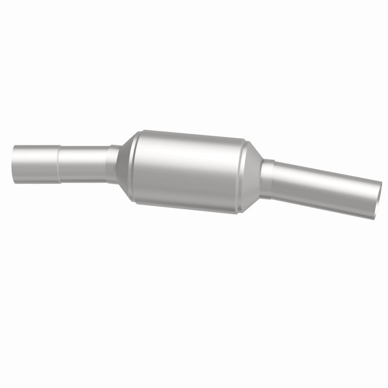 MagnaFlow 3391432 carb direct-fit catalytic converter, side view of the turntable spin