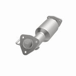 MagnaFlow 52452 oem grade direct-fit catalytic converter, opposite front three-quarter view of the turntable spin