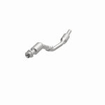 MagnaFlow 49872 oem grade direct-fit catalytic converter, opposite front three-quarter view of the turntable spin