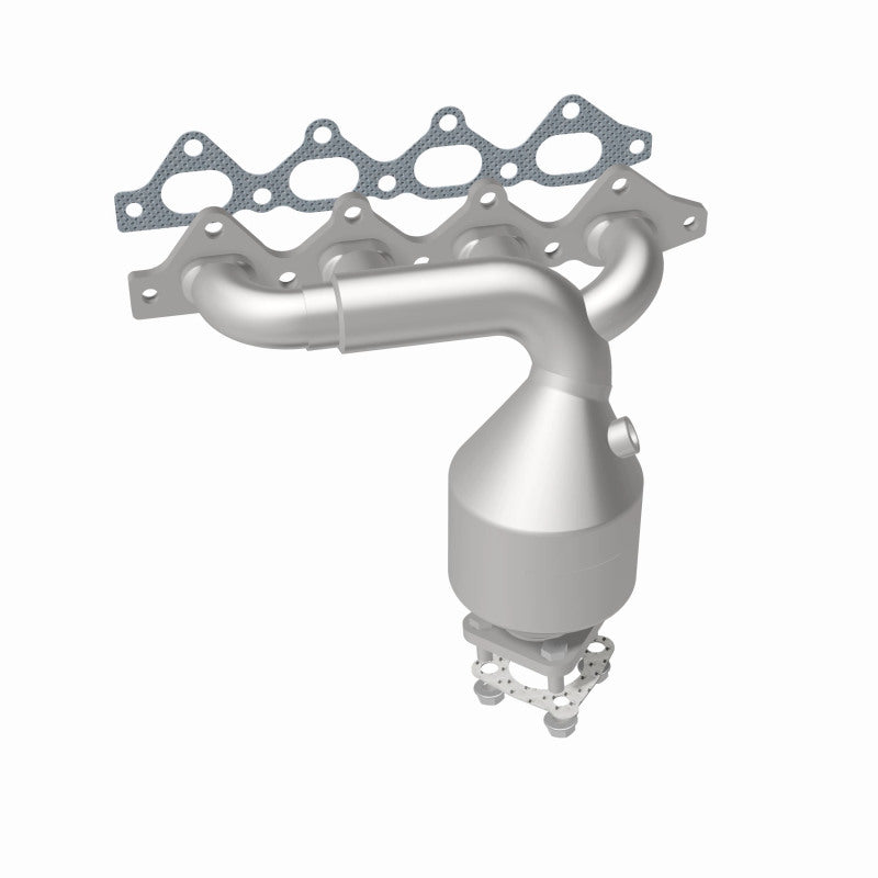 MagnaFlow 50655 hm grade manifold converter, opposite side view of the turntable spin
