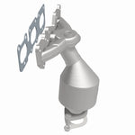 MagnaFlow 50318 hm grade manifold converter, side view of the turntable spin