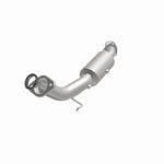 MagnaFlow 5461182 carb direct-fit catalytic converter, opposite front three-quarter view of the turntable spin