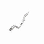 MagnaFlow 5461132 carb direct-fit catalytic converter, opposite front three-quarter view of the turntable spin