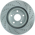 StopTech Select Sport 11-16 Toyota Avalon/ 11-17 Camry SportStop Slotted & Drilled Right Front Rotor