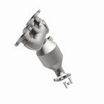 MagnaFlow 50690 hm grade manifold converter, side view of the turntable spin