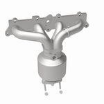 MagnaFlow 50150 hm grade manifold converter, opposite side view of the turntable spin