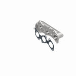 MagnaFlow 5481341 carb manifold converter, side view of the turntable spin