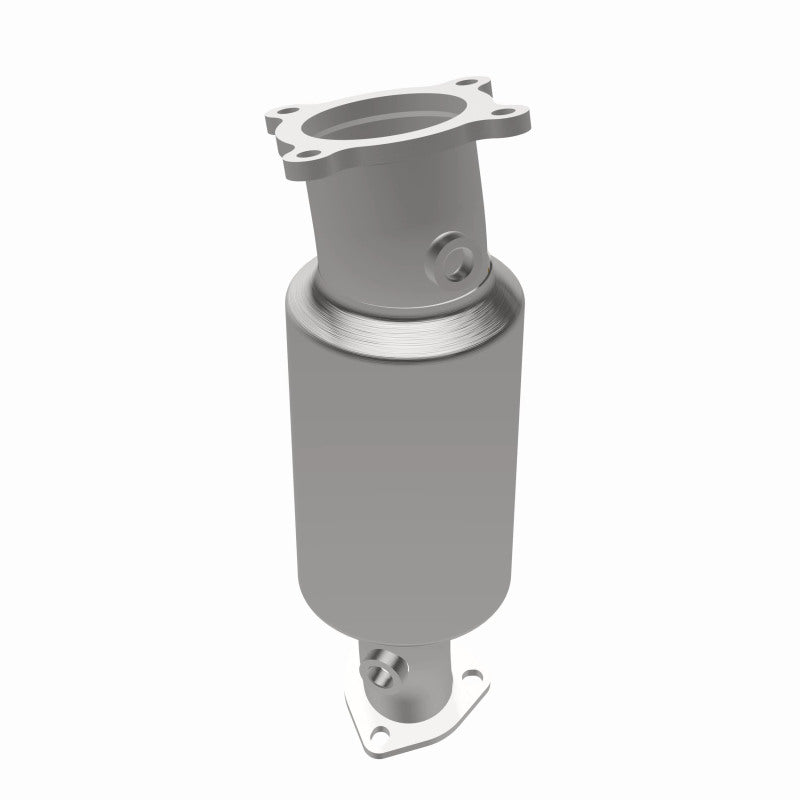 MagnaFlow 5561163 carb direct-fit catalytic converter, side view of the turntable spin
