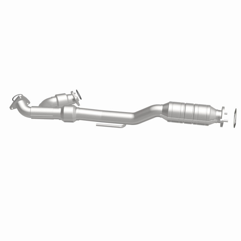MagnaFlow 52190 oem grade direct-fit catalytic converter, side view of the turntable spin