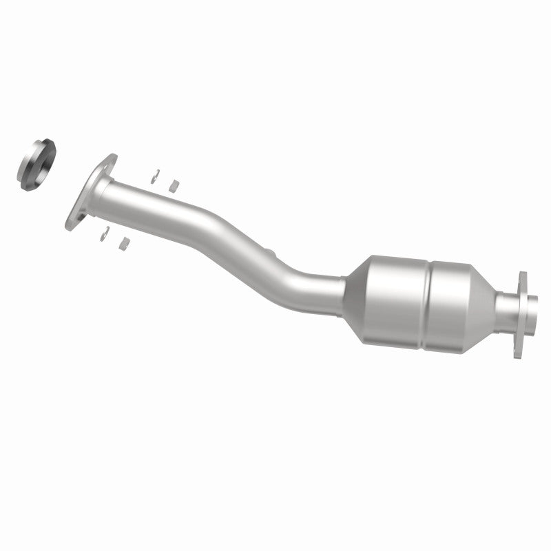 MagnaFlow 52272 oem grade direct-fit catalytic converter, side view of the turntable spin