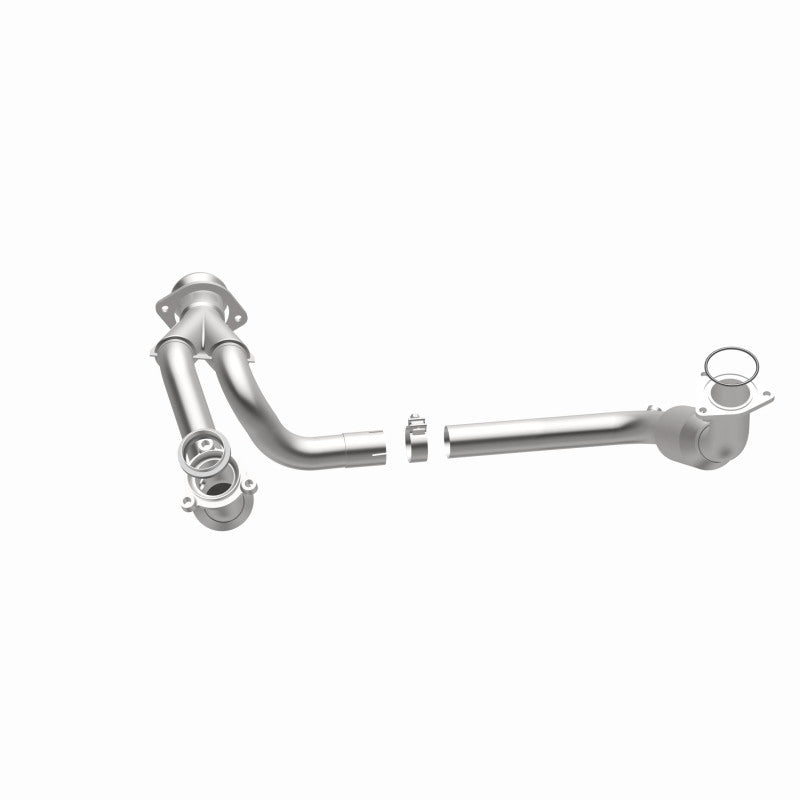 MagnaFlow 5451631 carb direct-fit catalytic converter, opposite side view of the turntable spin