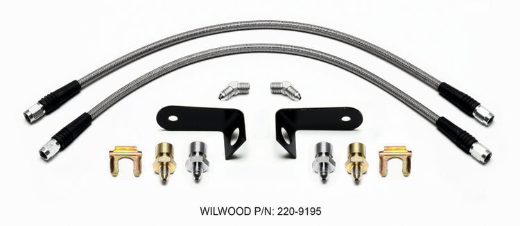 Wilwood Flexline Kit Frt 94-03 Mustang S/L Caliper Wilwood Flexline Kit Frt 94-03 Mustang S/L Caliper